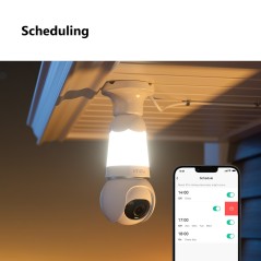 Bulb Cam 2K Cámara Bombilla Vigilancia WiFi Interior, 2K